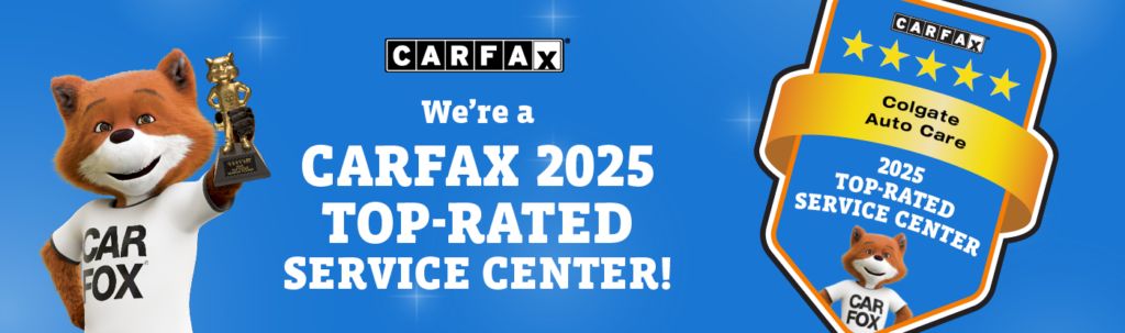CarFax 2025 Top-Rated Service Center badge